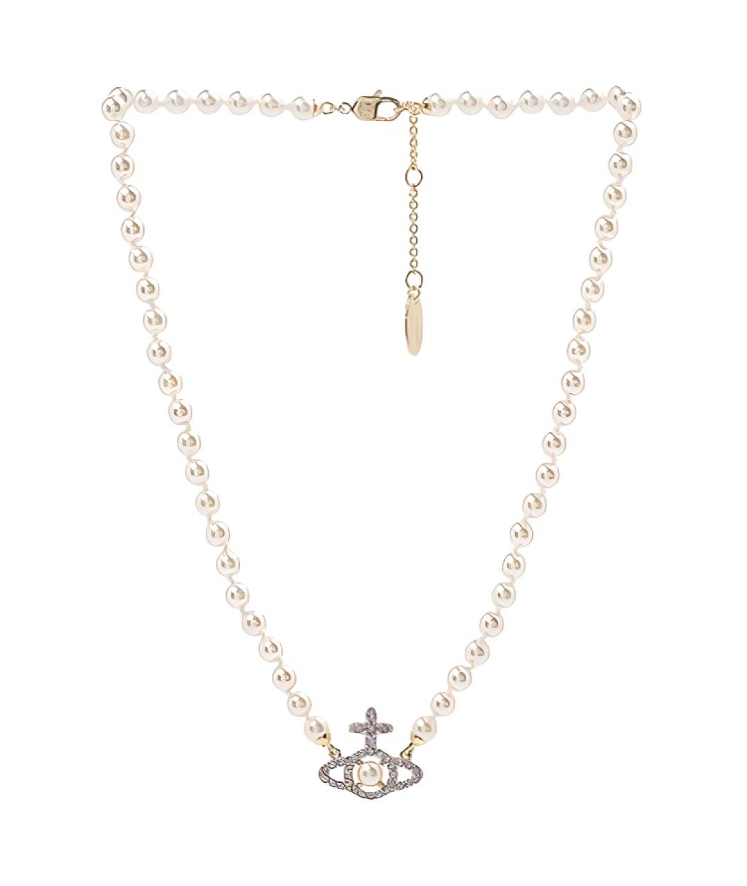 VIVIENNE WESTWOOD Золотое металлическое колье, фото 2