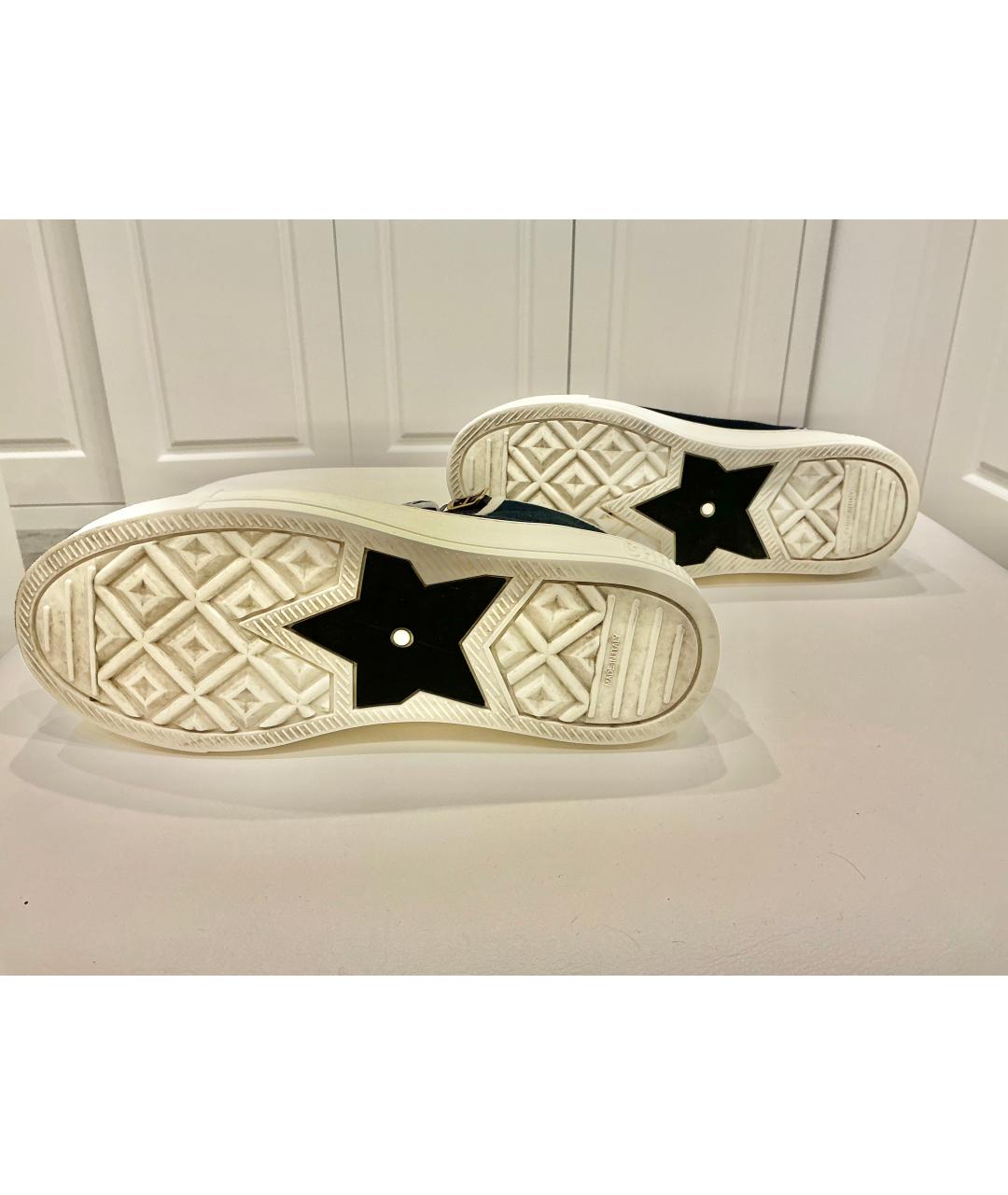 CHRISTIAN DIOR Черные текстильные кеды, фото 7