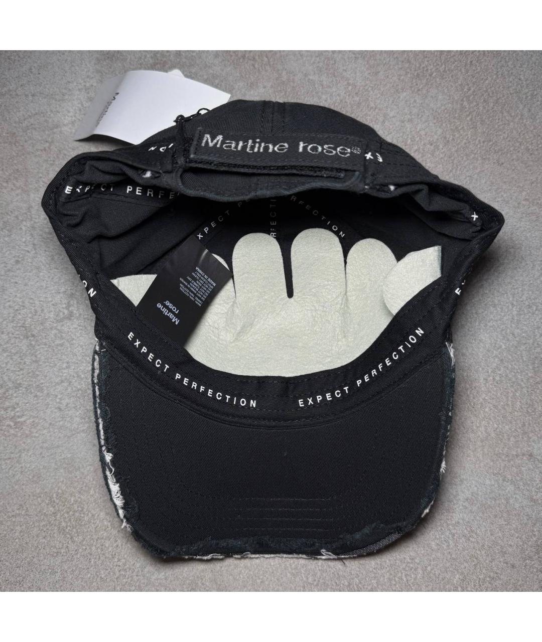 MARTINE ROSE Черная кепка/бейсболка, фото 9