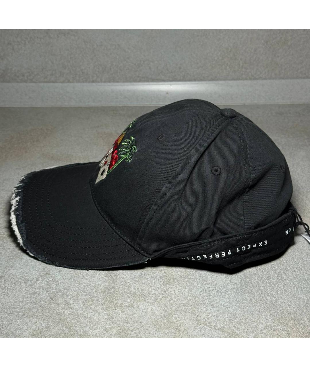 MARTINE ROSE Черная кепка/бейсболка, фото 6