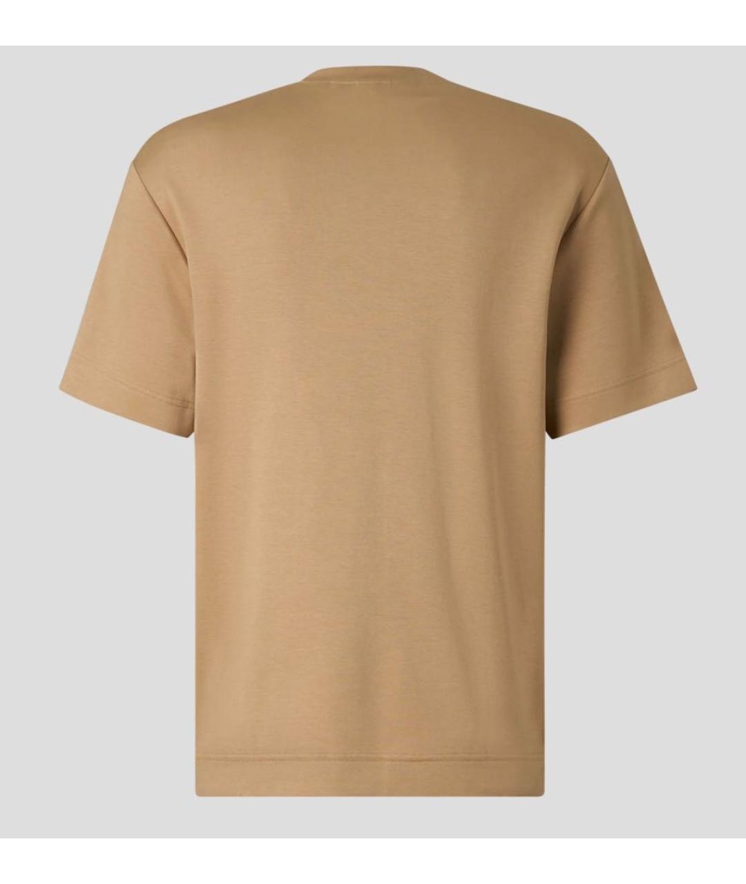 BOGNER Бежевая хлопковая футболка, фото 2