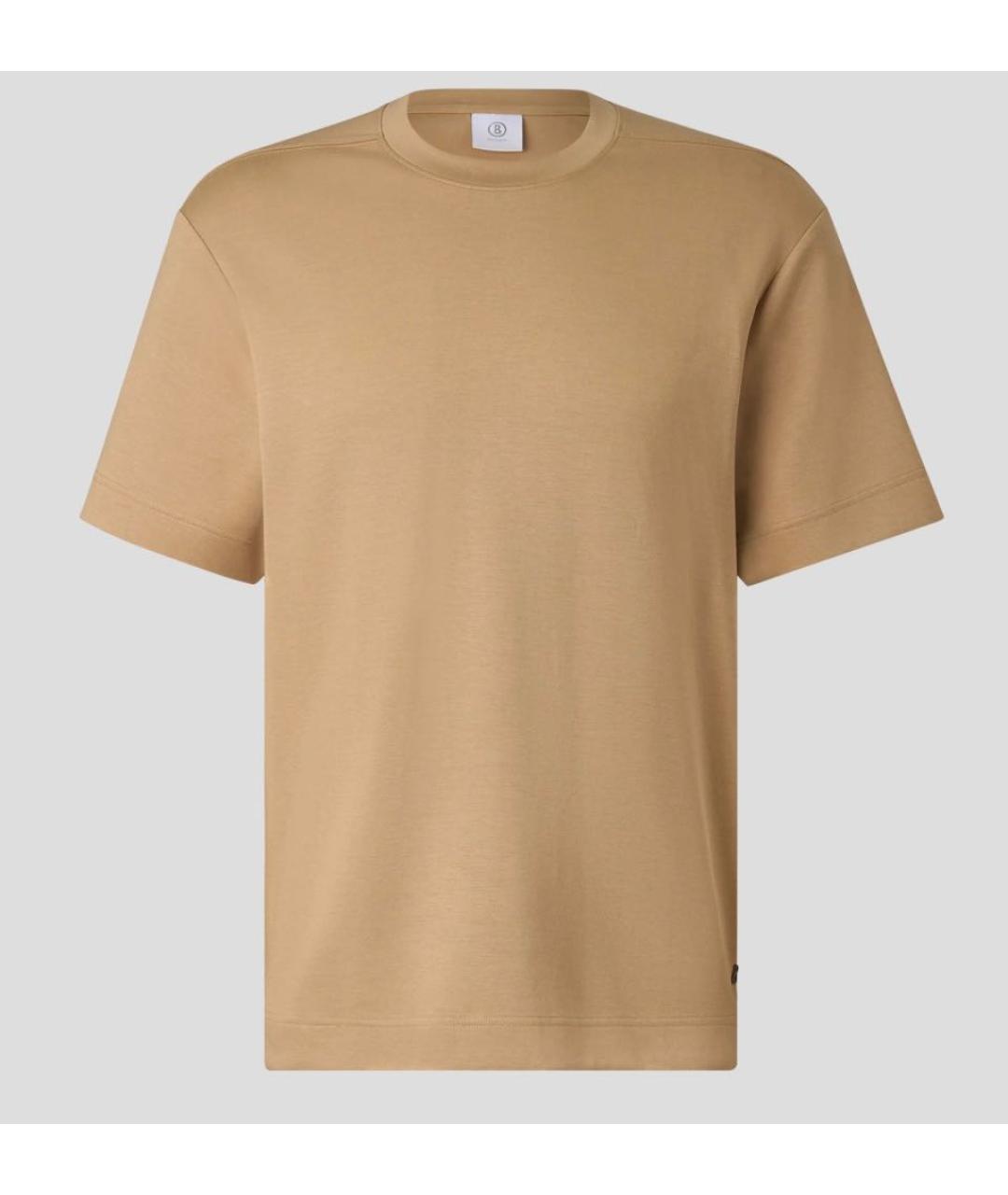 BOGNER Бежевая хлопковая футболка, фото 9