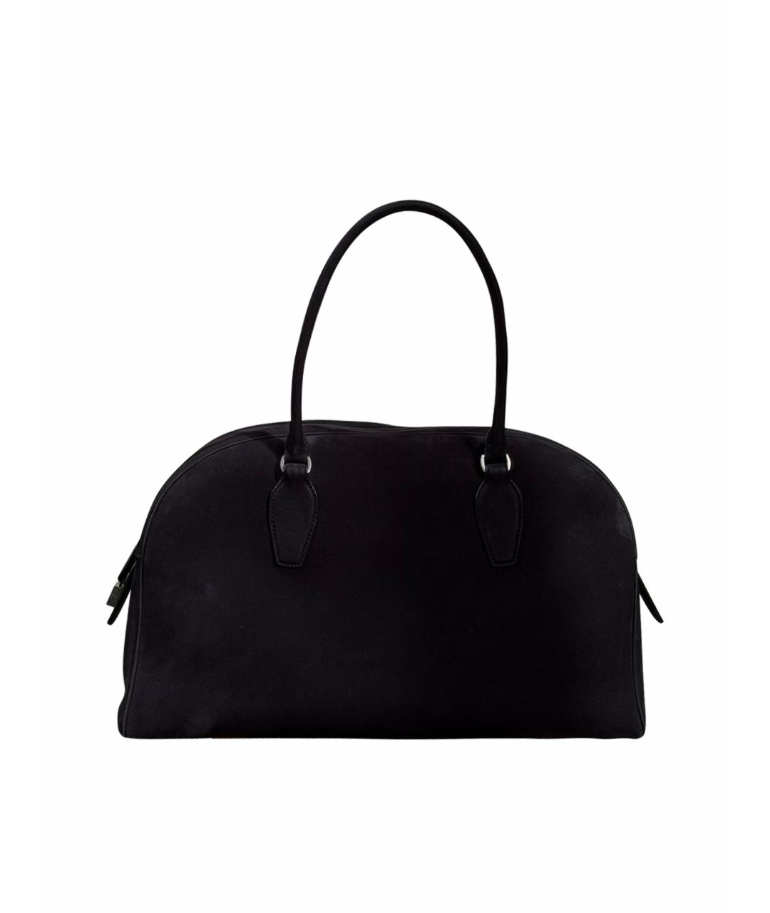 THE ROW Черная замшевая сумка через плечо, фото 1