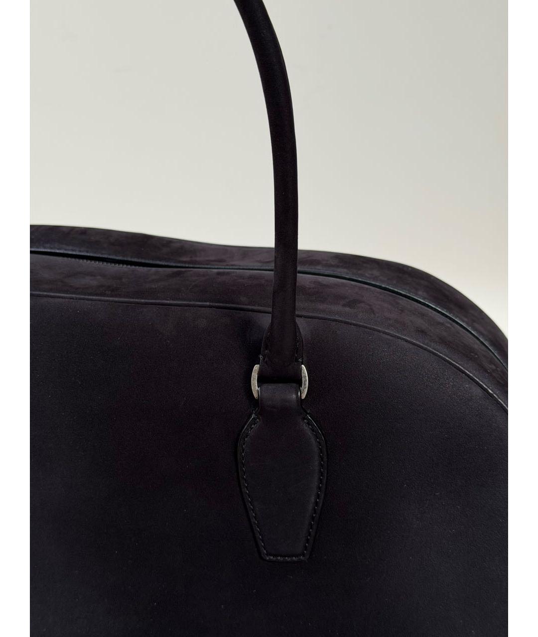 THE ROW Черная замшевая сумка через плечо, фото 4