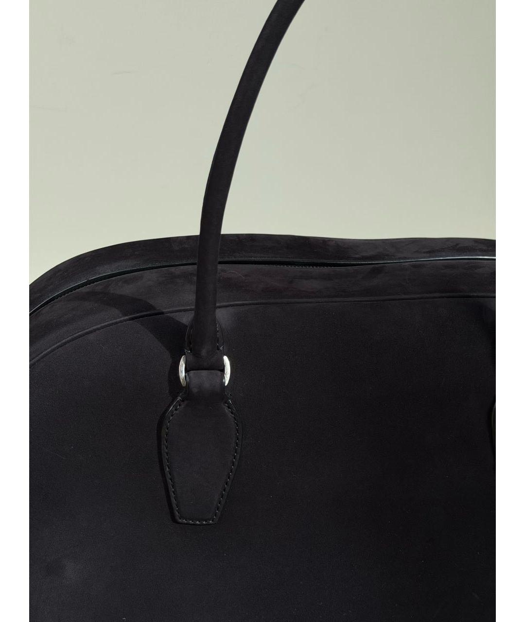 THE ROW Черная замшевая сумка через плечо, фото 3