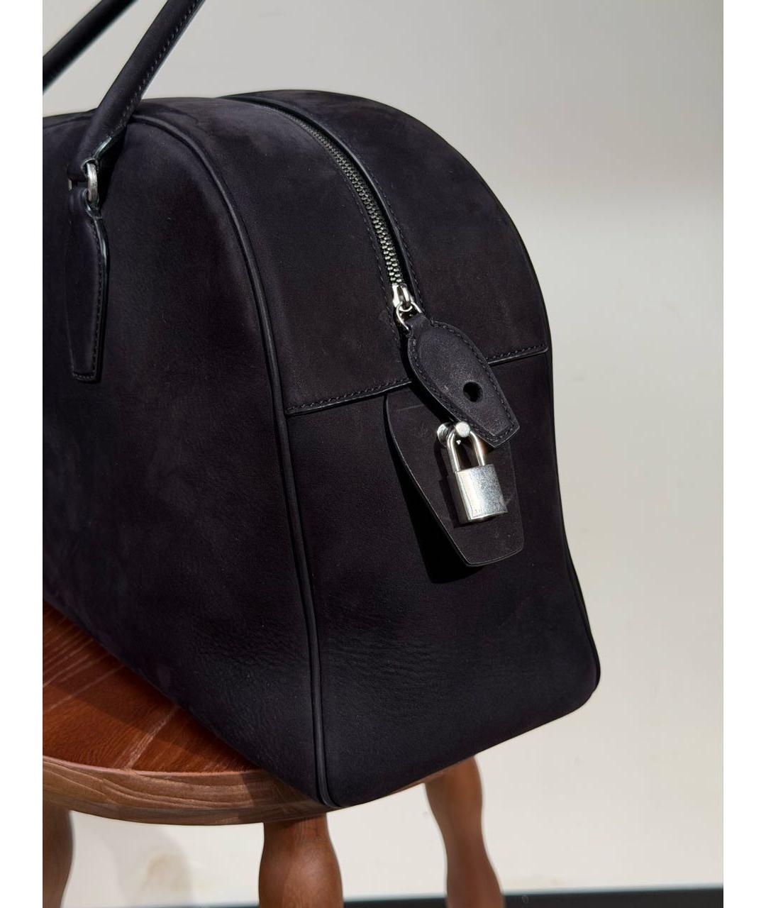 THE ROW Черная замшевая сумка через плечо, фото 2