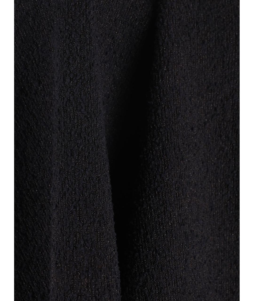 CELINE Черное хлопковое повседневное платье, фото 2