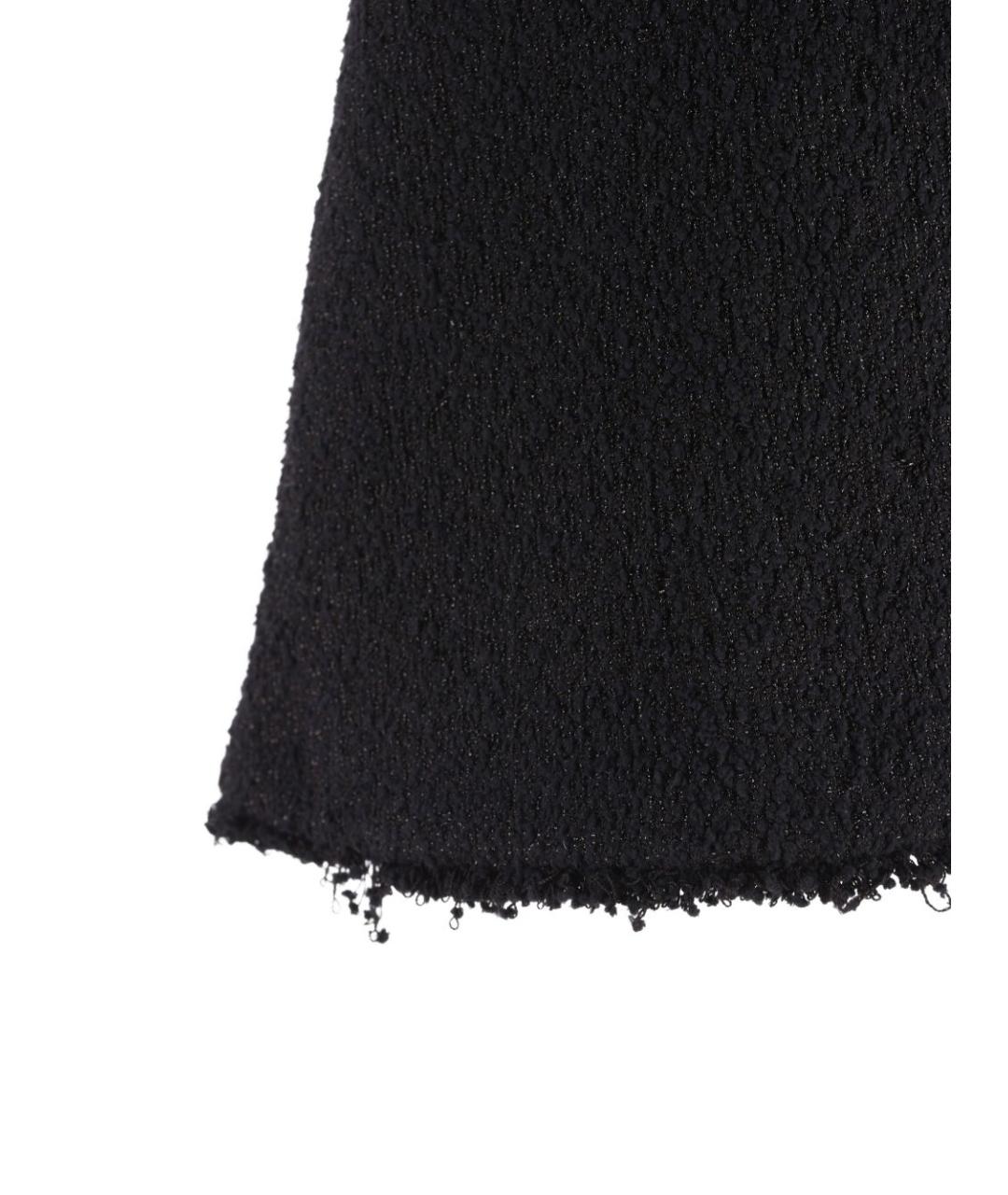 CELINE Черное хлопковое повседневное платье, фото 3