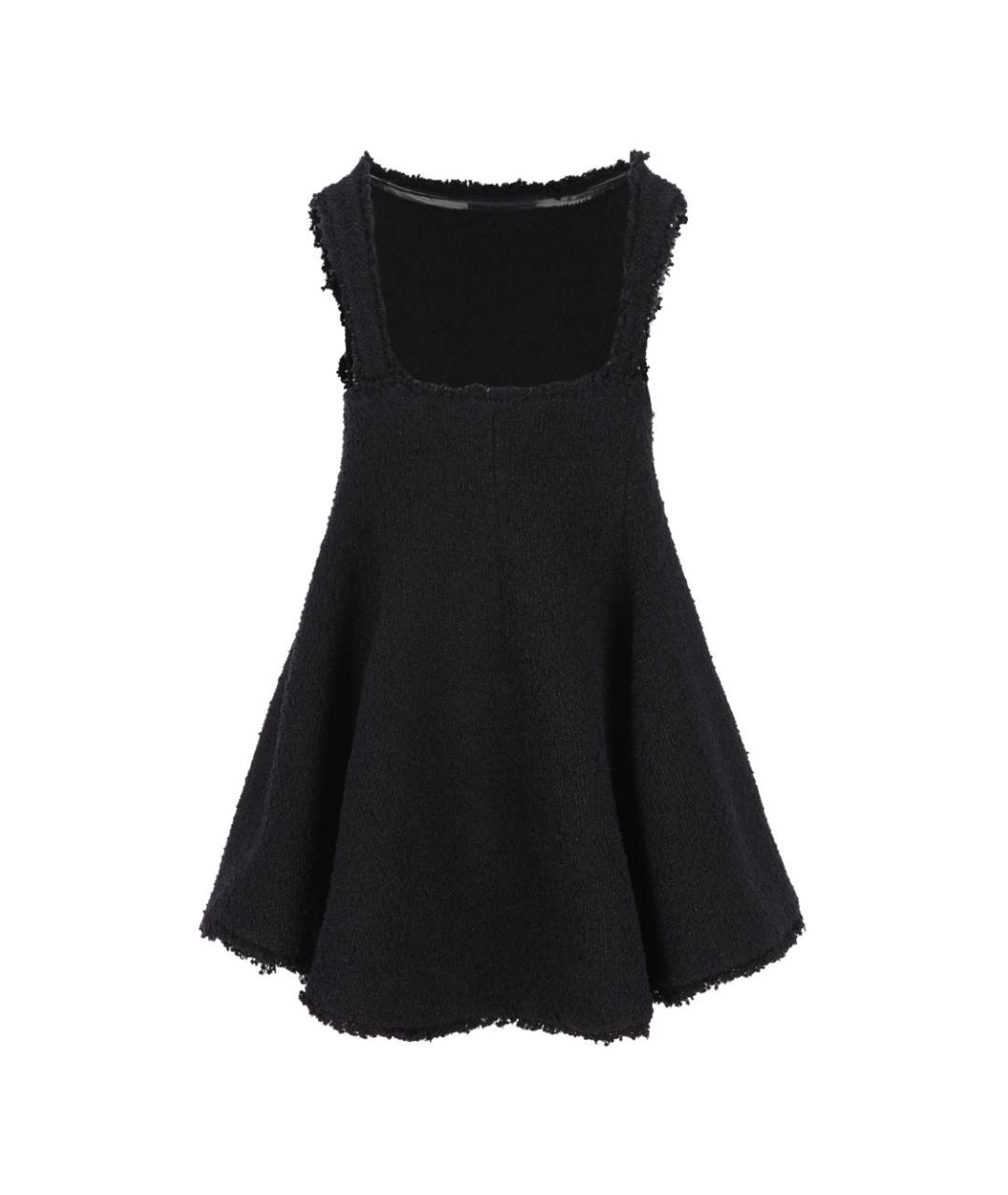 CELINE Черное хлопковое повседневное платье, фото 4