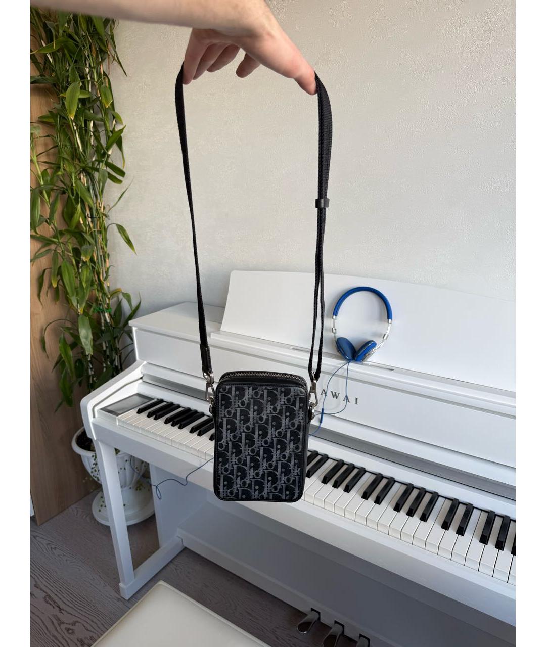 CHRISTIAN DIOR Черная сумка на плечо, фото 7