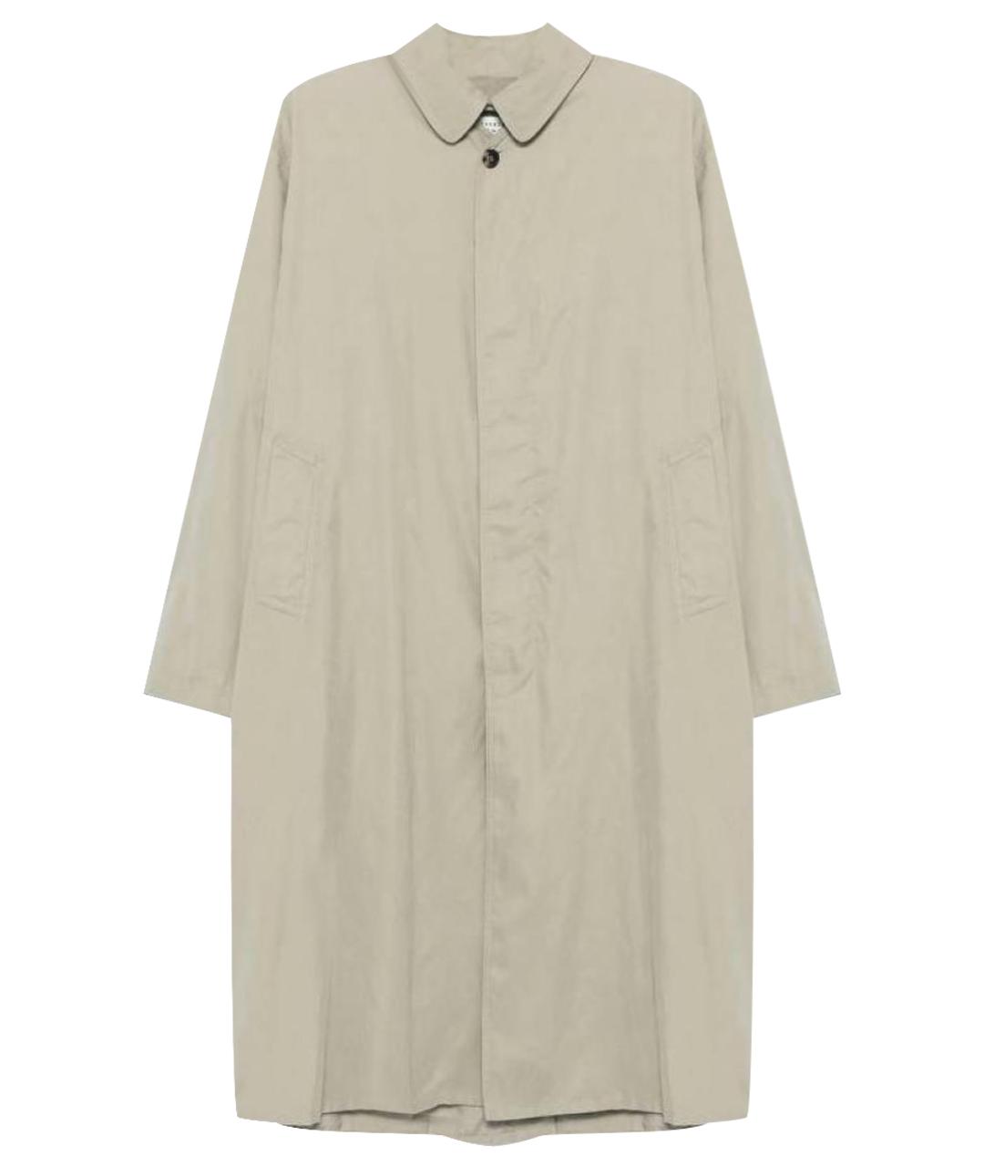 MAISON MARGIELA Бежевый тренч/плащ, фото 1