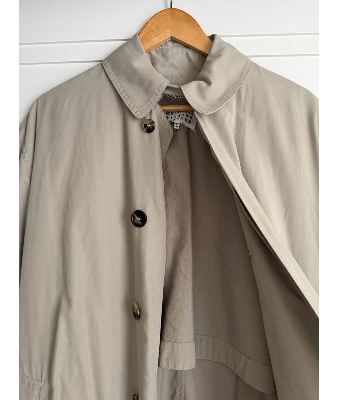 MAISON MARGIELA Бежевый тренч/плащ, фото 5