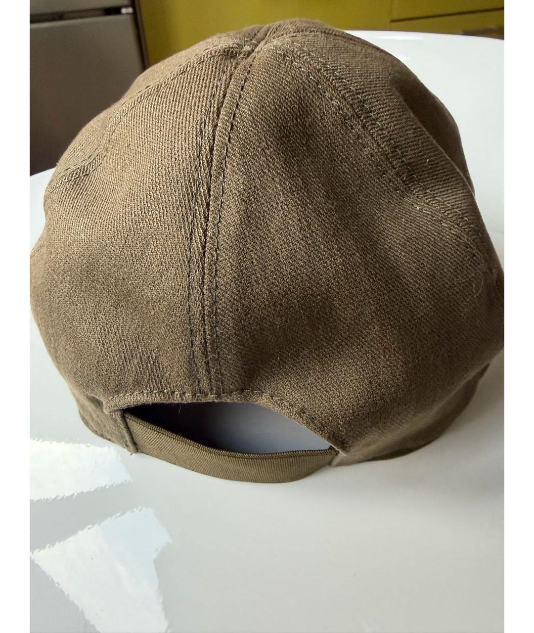 MIU MIU Хаки хлопковая кепка, фото 3