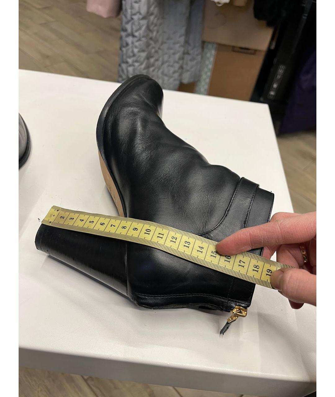 FENDI Черные кожаные ботильоны, фото 2