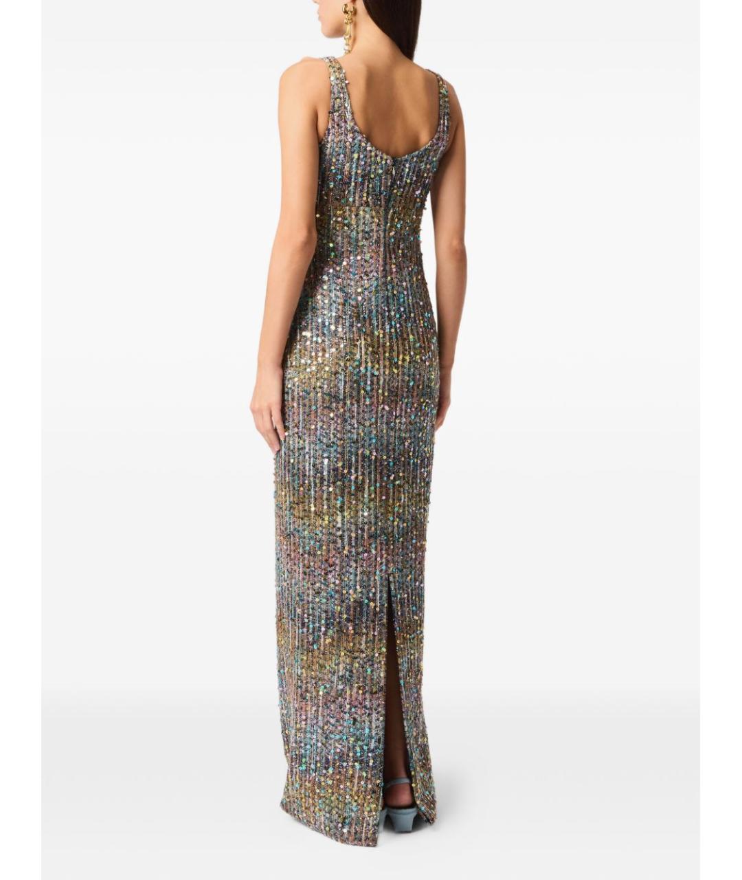 MISSONI Коричневое хлопковое повседневное платье, фото 4