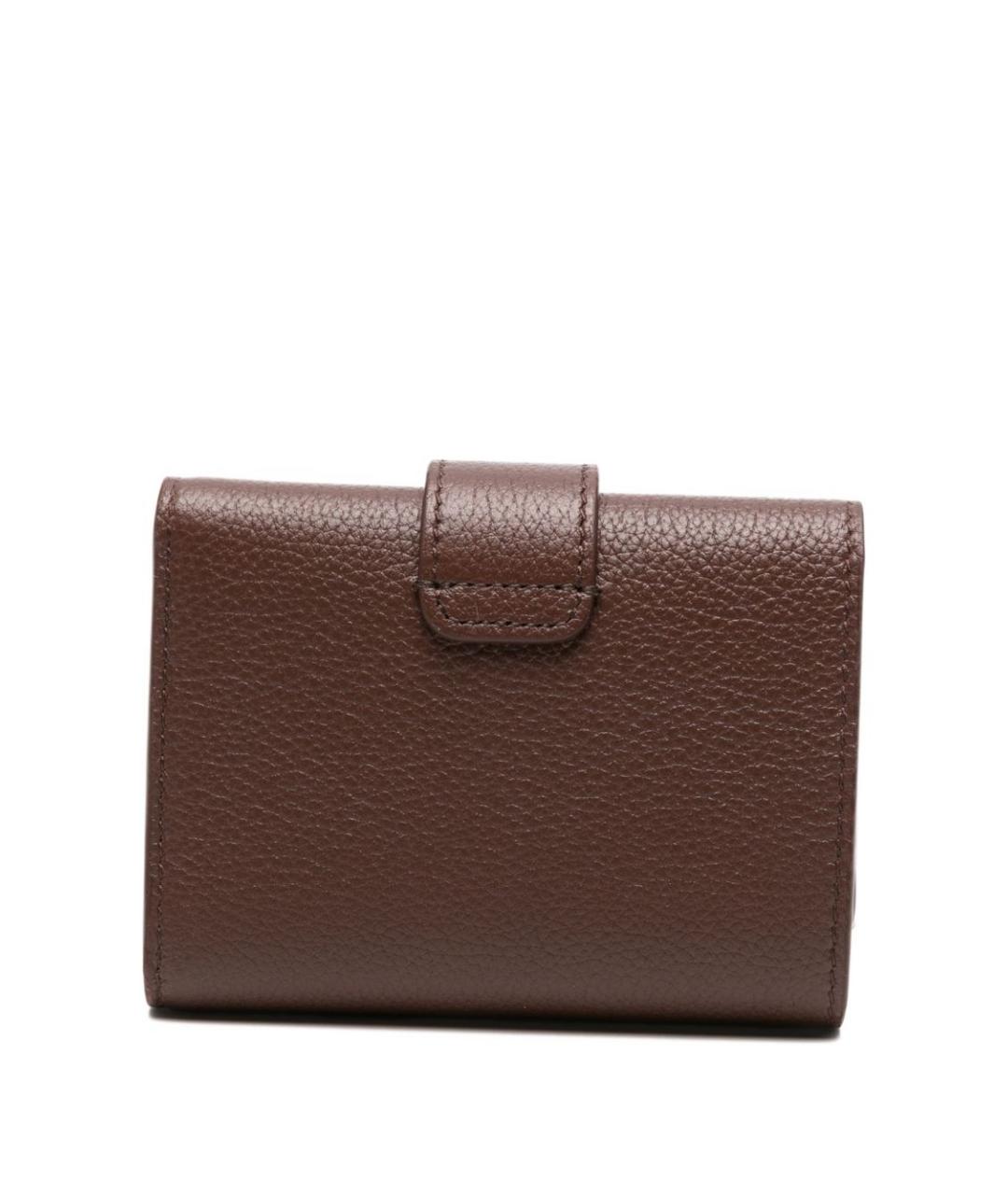CELINE Коричневый кожаный кошелек, фото 2