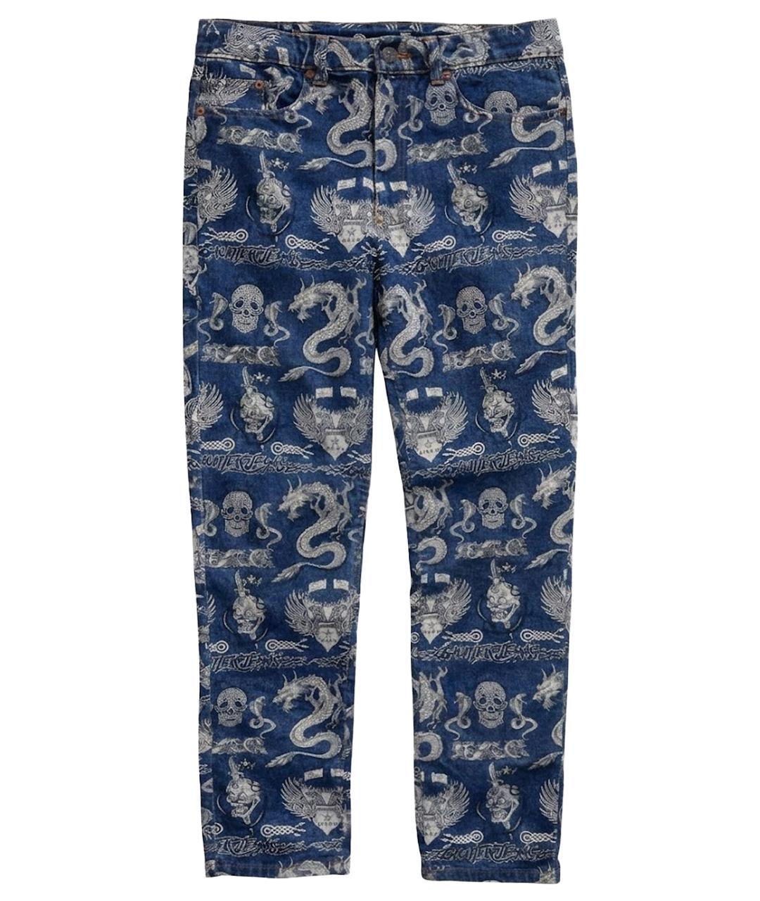 JEAN PAUL GAULTIER Хлопковые прямые джинсы, фото 1