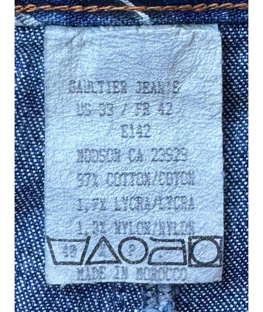 JEAN PAUL GAULTIER Хлопковые прямые джинсы, фото 6