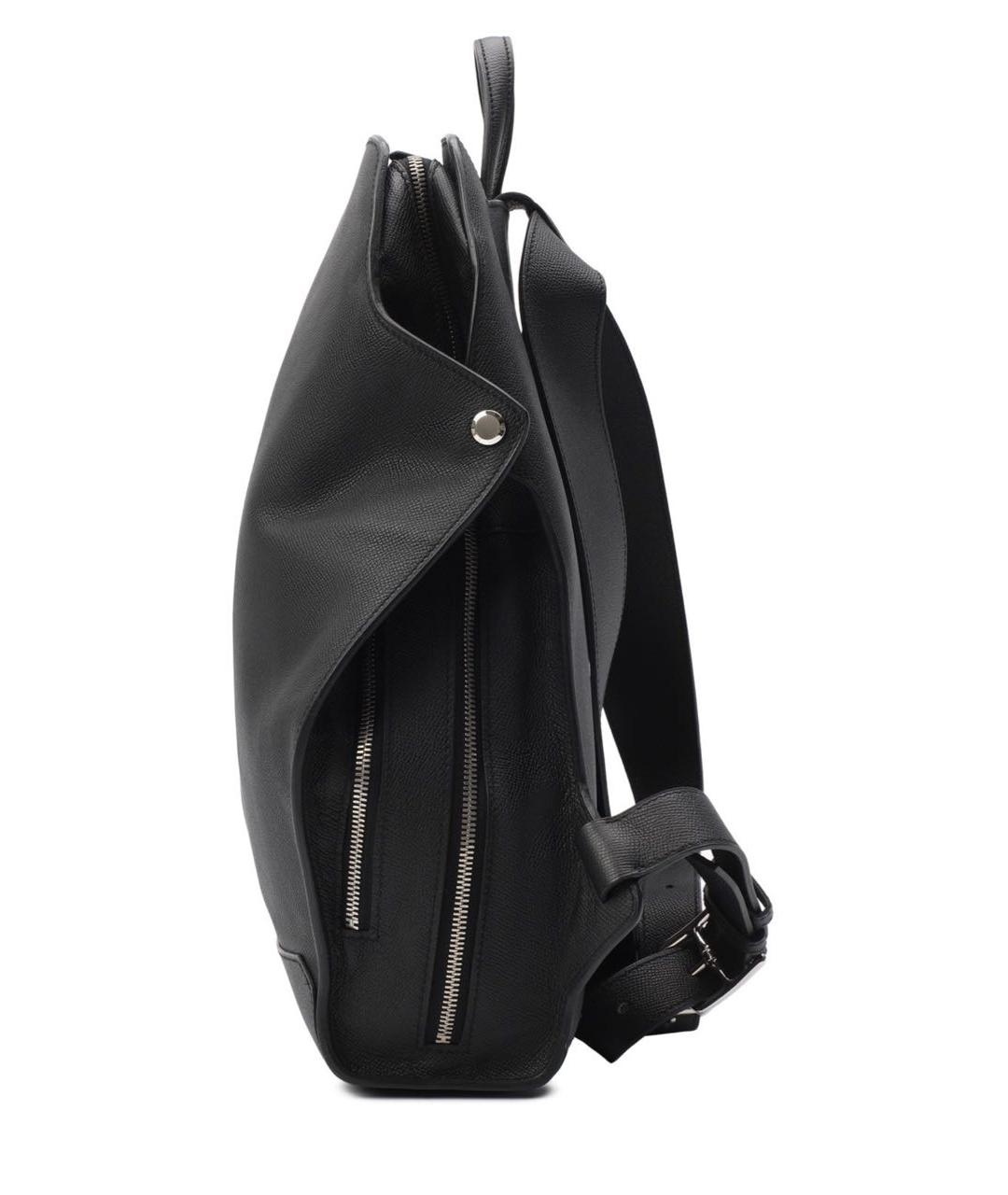 HERMES Черный кожаный рюкзак, фото 2