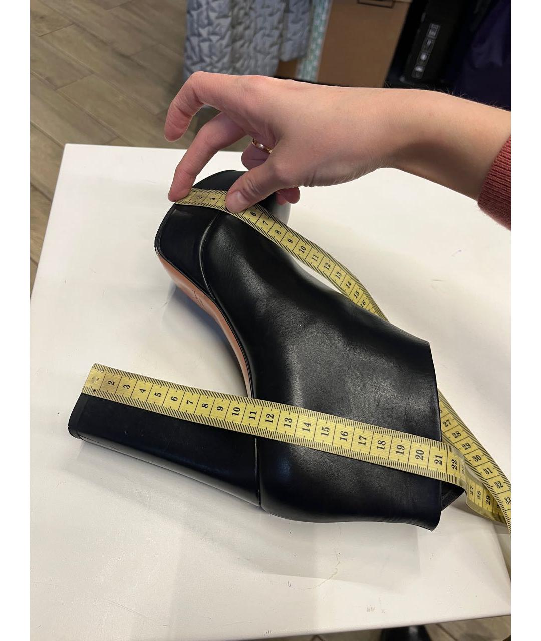 SANTONI Черные кожаные ботильоны, фото 7