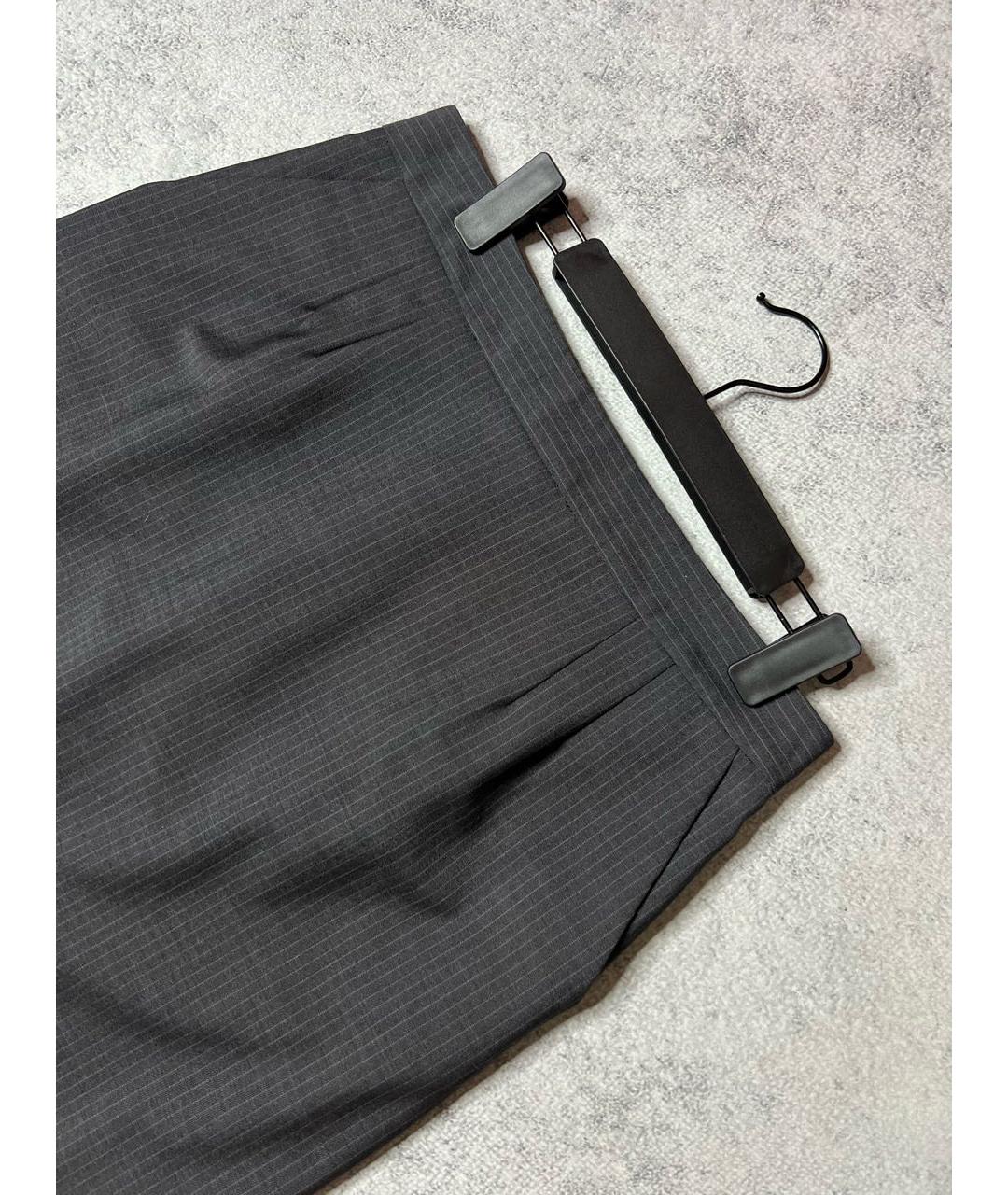 VALENTINO Серая шерстяная юбка миди, фото 2