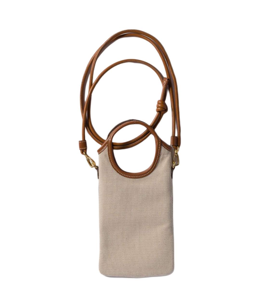 MIU MIU Коричневая поясная сумка, фото 2