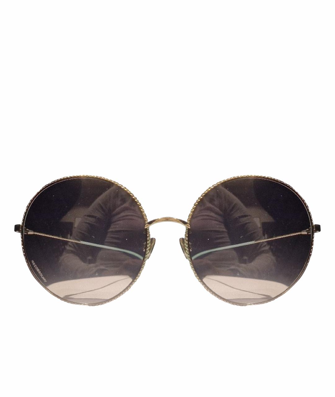 CHRISTIAN DIOR Голубые металлические солнцезащитные очки, фото 1