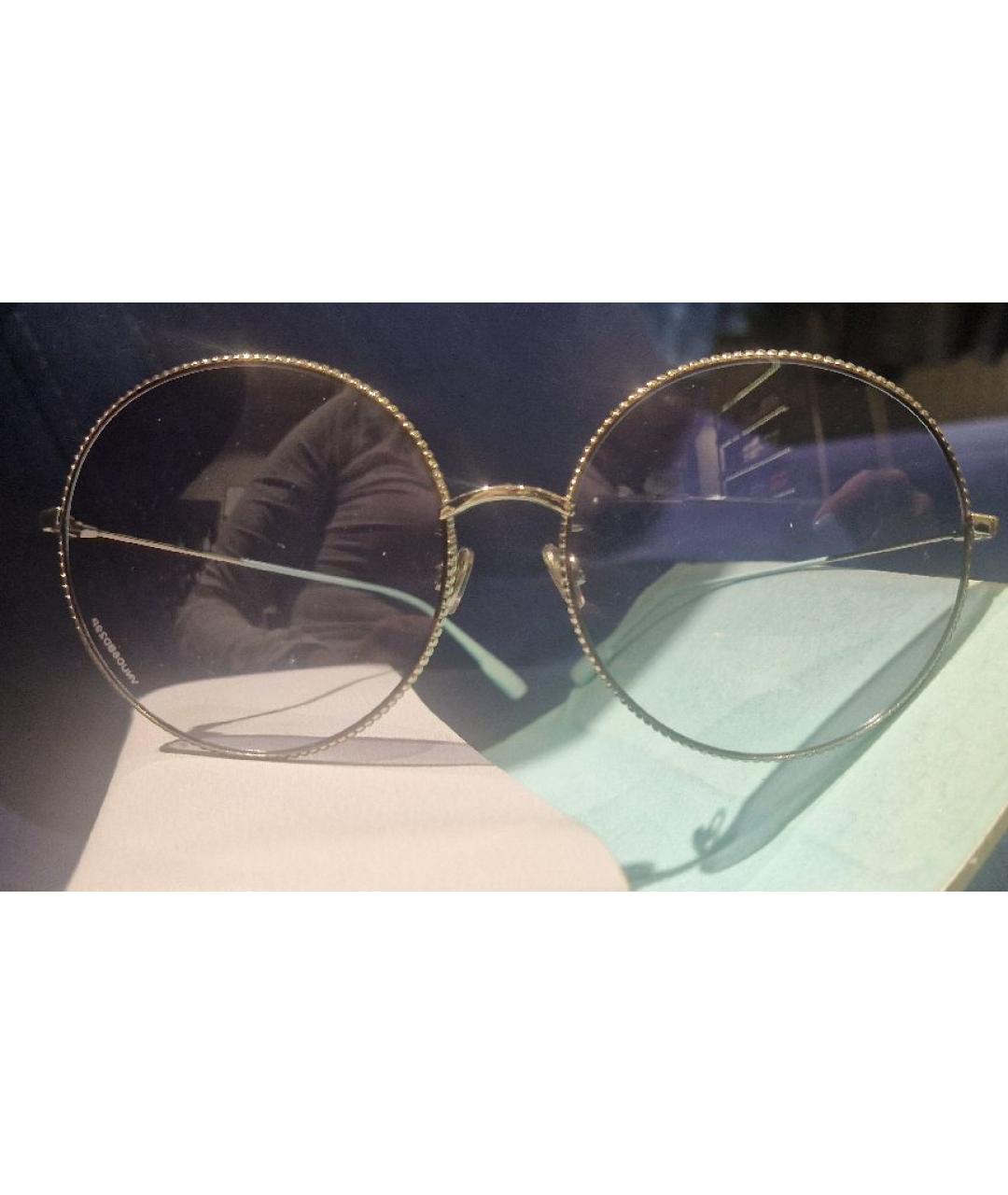 CHRISTIAN DIOR Голубые металлические солнцезащитные очки, фото 7