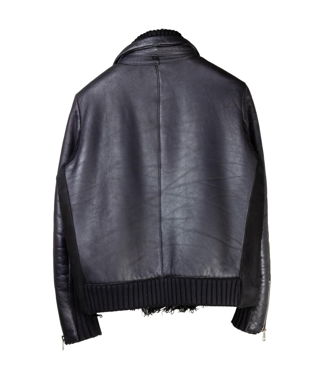 GUCCI Черная кожаная дубленка/шуба, фото 2