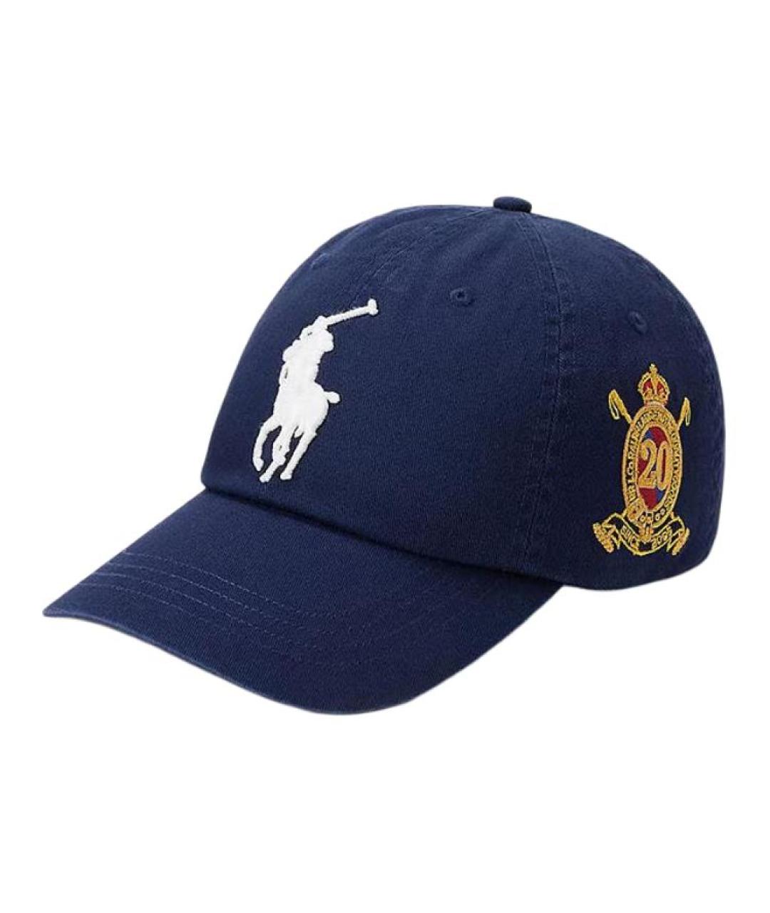 POLO RALPH LAUREN Синяя хлопковая кепка, фото 1