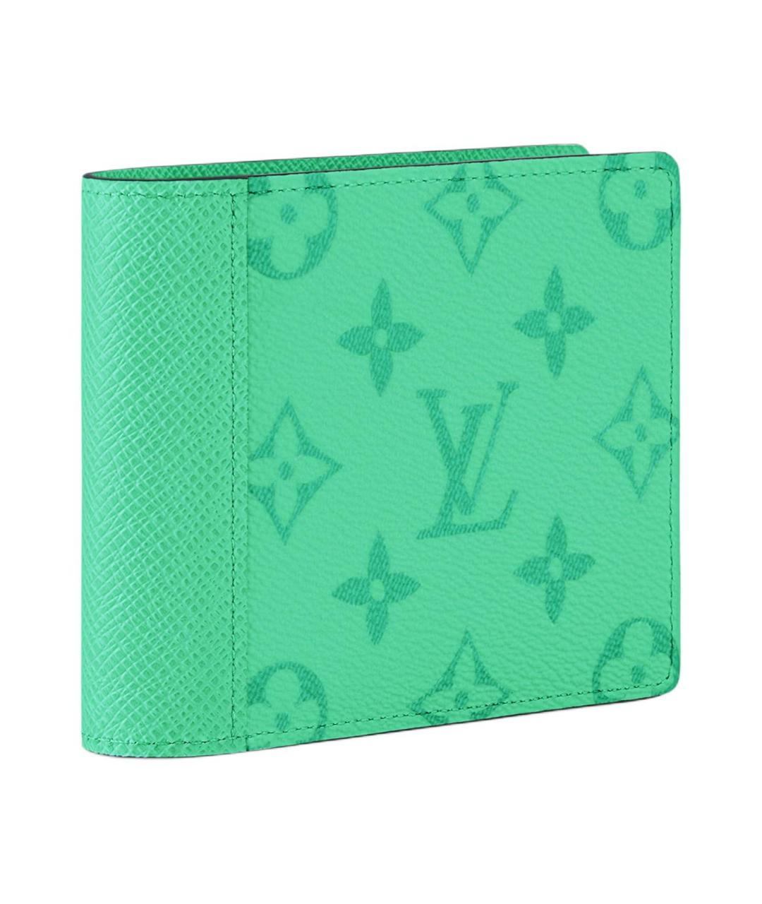 LOUIS VUITTON Зеленый кошелек, фото 2