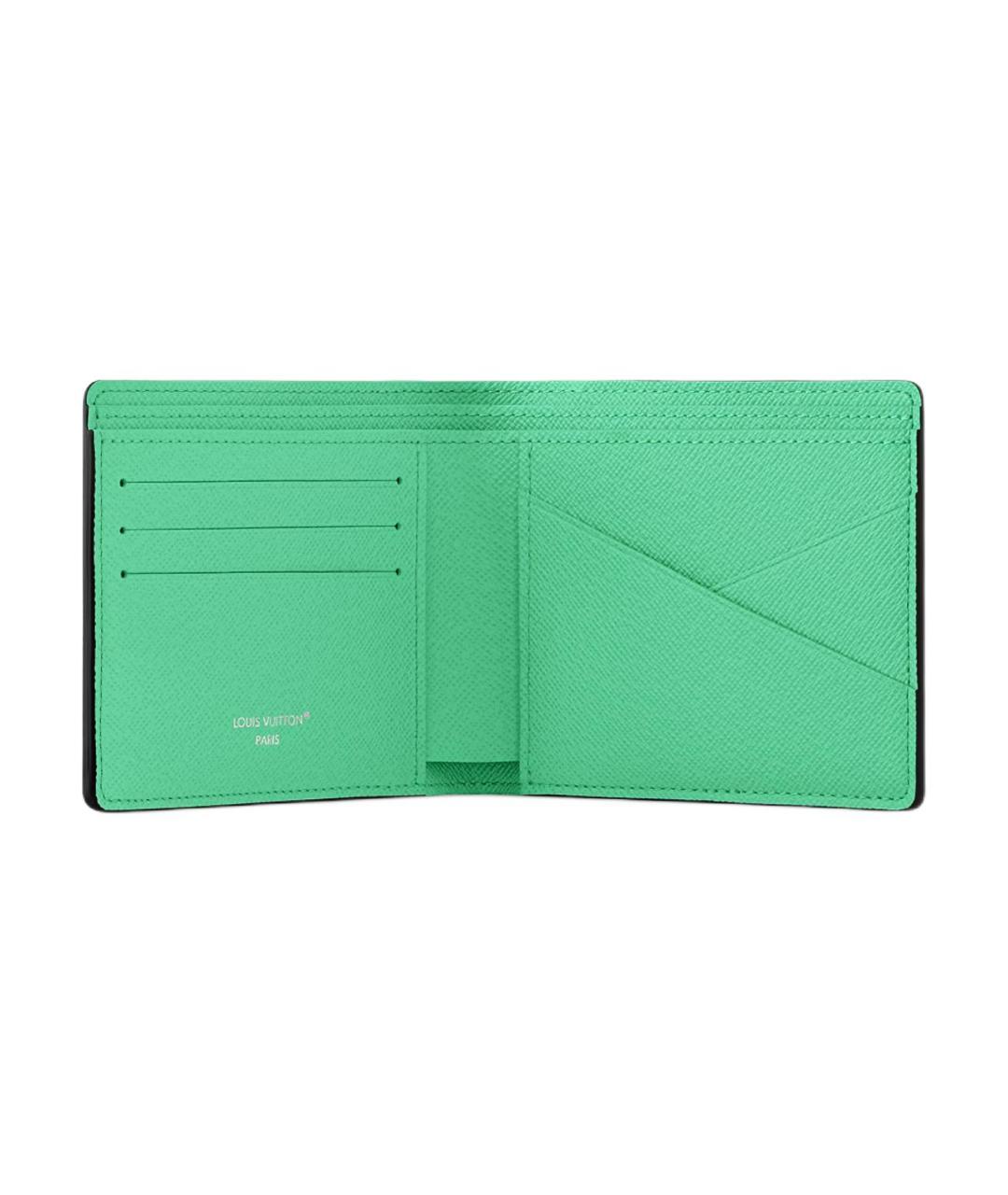 LOUIS VUITTON Зеленый кошелек, фото 4