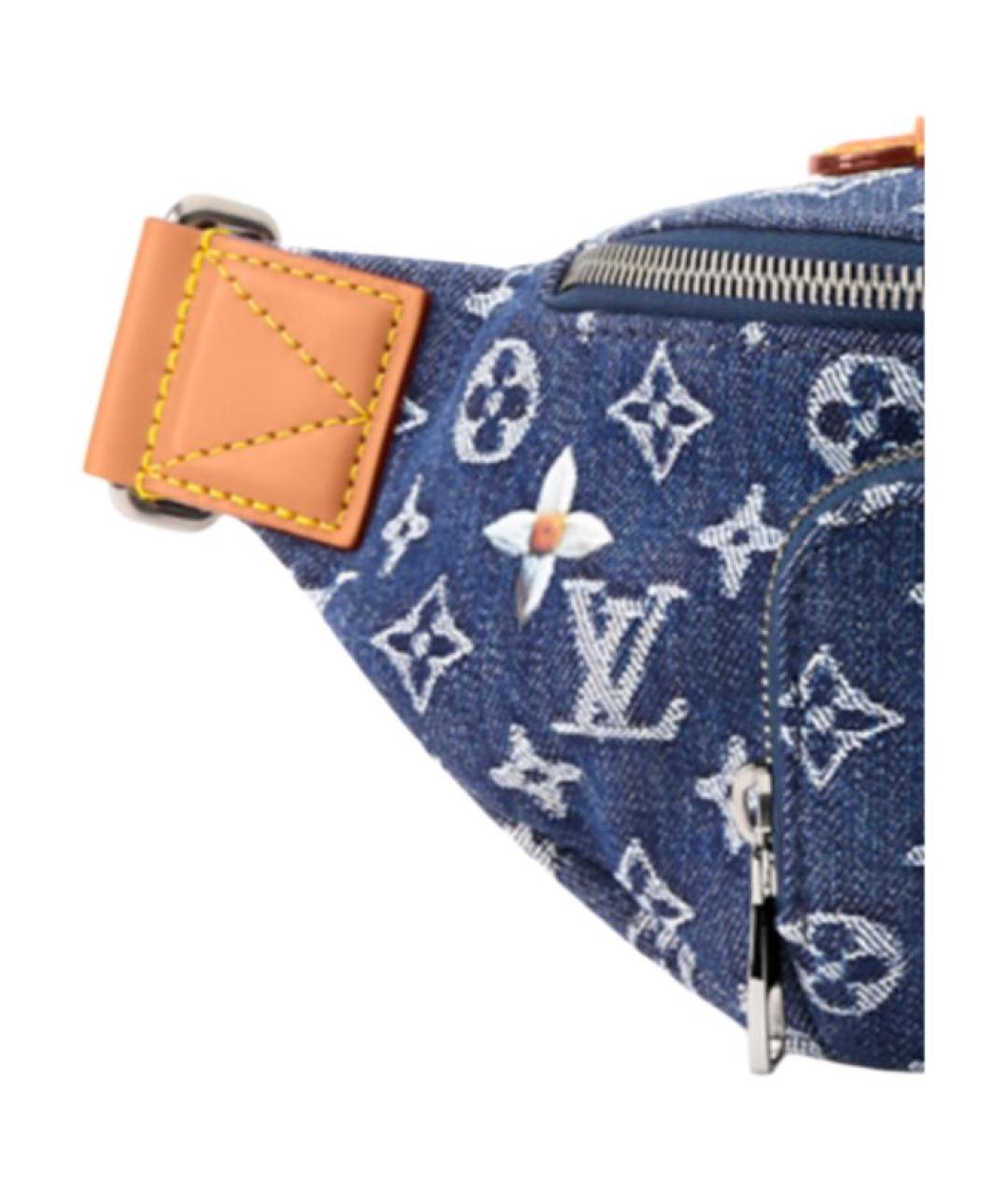 LOUIS VUITTON Синяя поясная сумка, фото 5