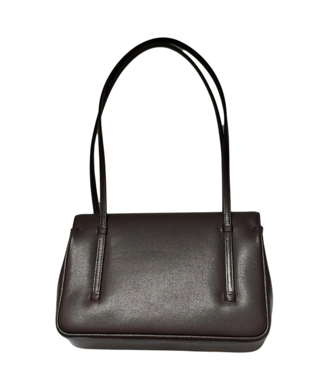 CHANEL Коричневая кожаная сумка через плечо, фото 2