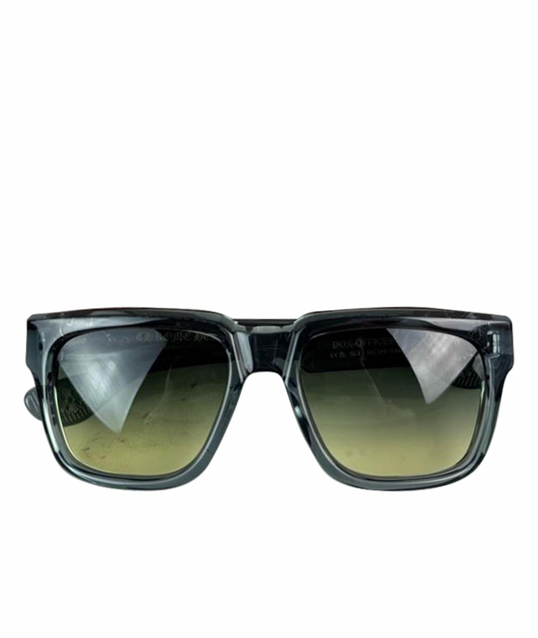 CHROME HEARTS Серые пластиковые солнцезащитные очки, фото 1