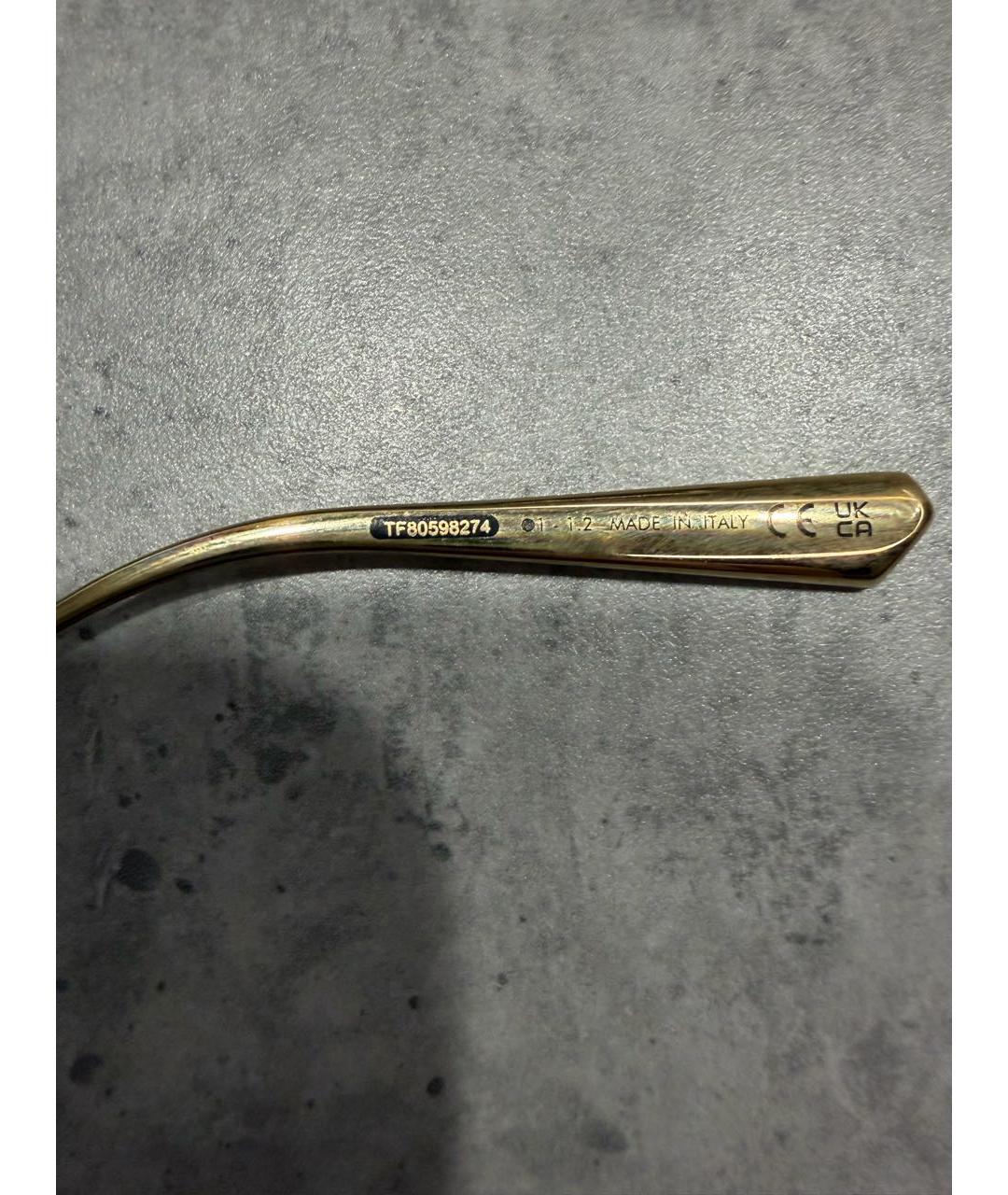 CHRISTIAN DIOR Синие металлические солнцезащитные очки, фото 6