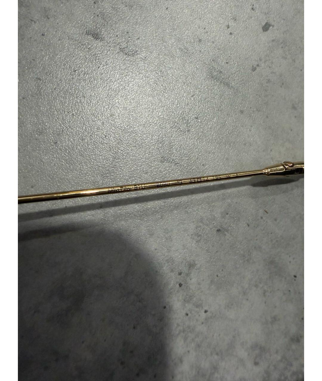 CHRISTIAN DIOR Синие металлические солнцезащитные очки, фото 5