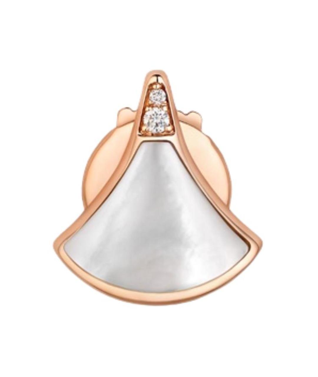 BVLGARI Золотые серьги из розового золота, фото 2