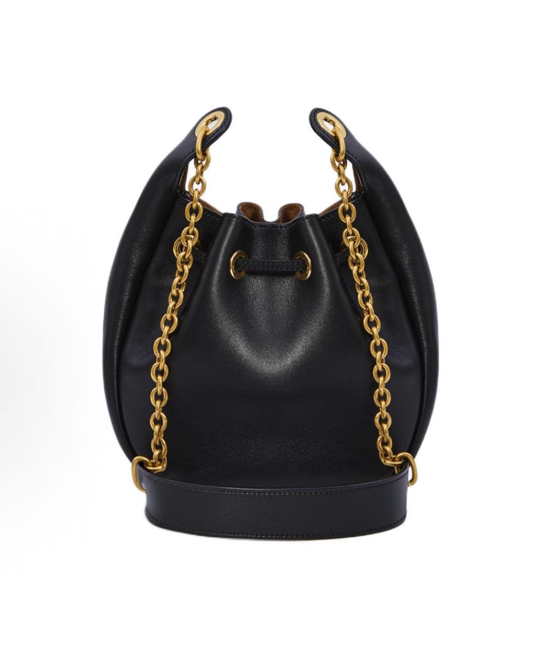 SAINT LAURENT Черная кожаная сумка тоут, фото 3