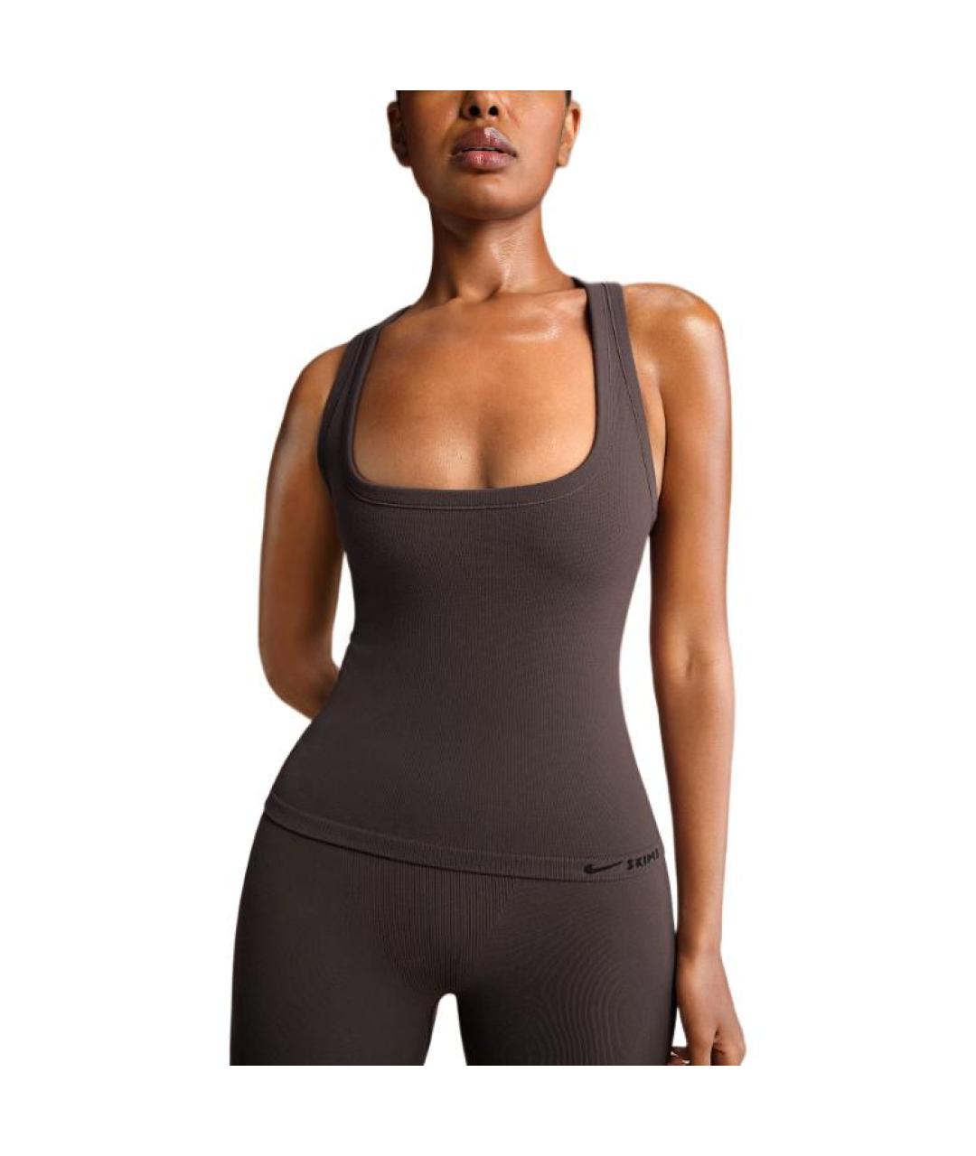 NIKE Серая майка, фото 5