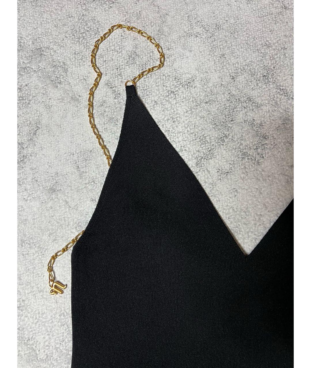 NANUSHKA Черная вискозная майка, фото 5