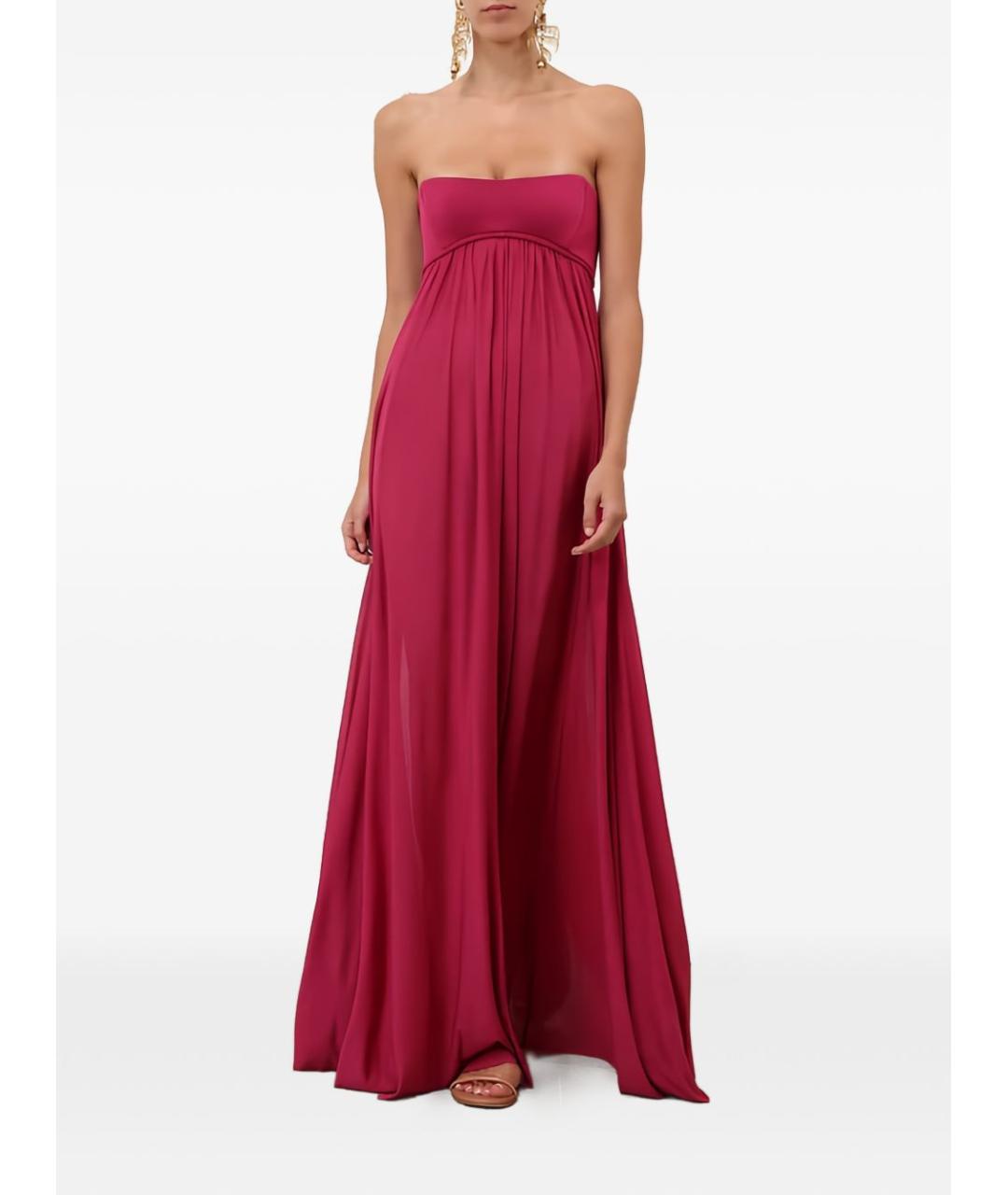 ZIMMERMANN Розовое вискозное вечернее платье, фото 4