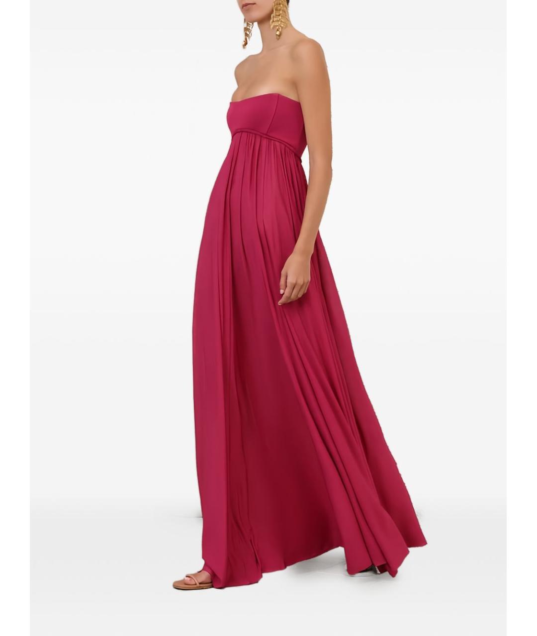 ZIMMERMANN Розовое вискозное вечернее платье, фото 5