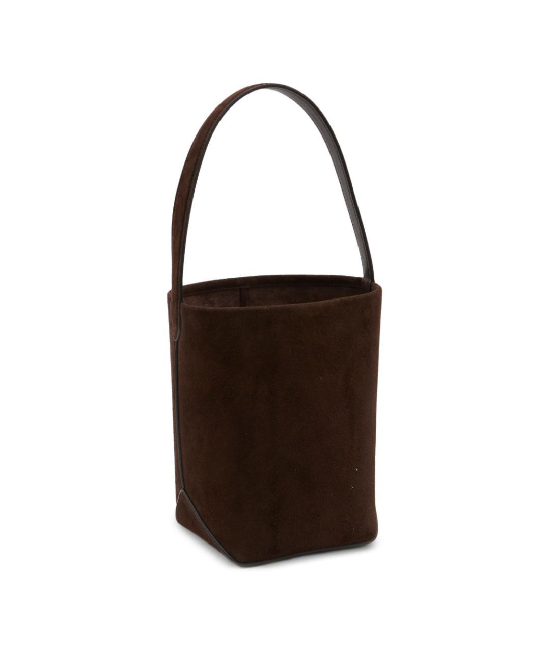 THE ROW Коричневая замшевая сумка тоут, фото 4