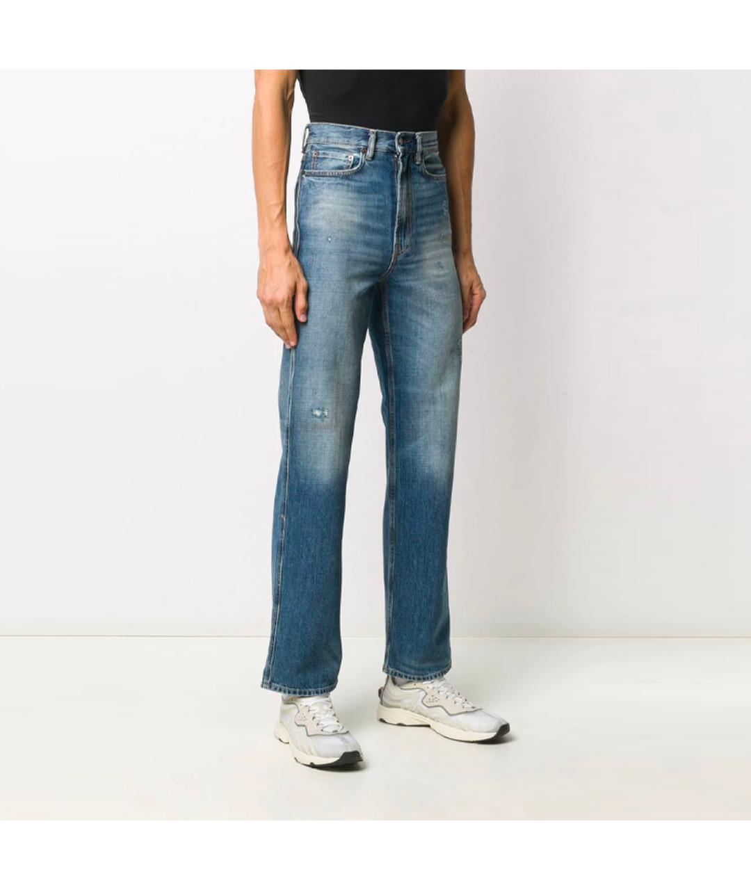 ACNE STUDIOS Синие прямые джинсы, фото 3