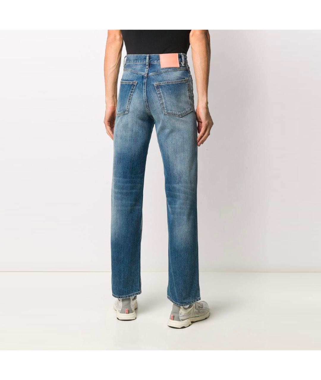 ACNE STUDIOS Синие прямые джинсы, фото 4