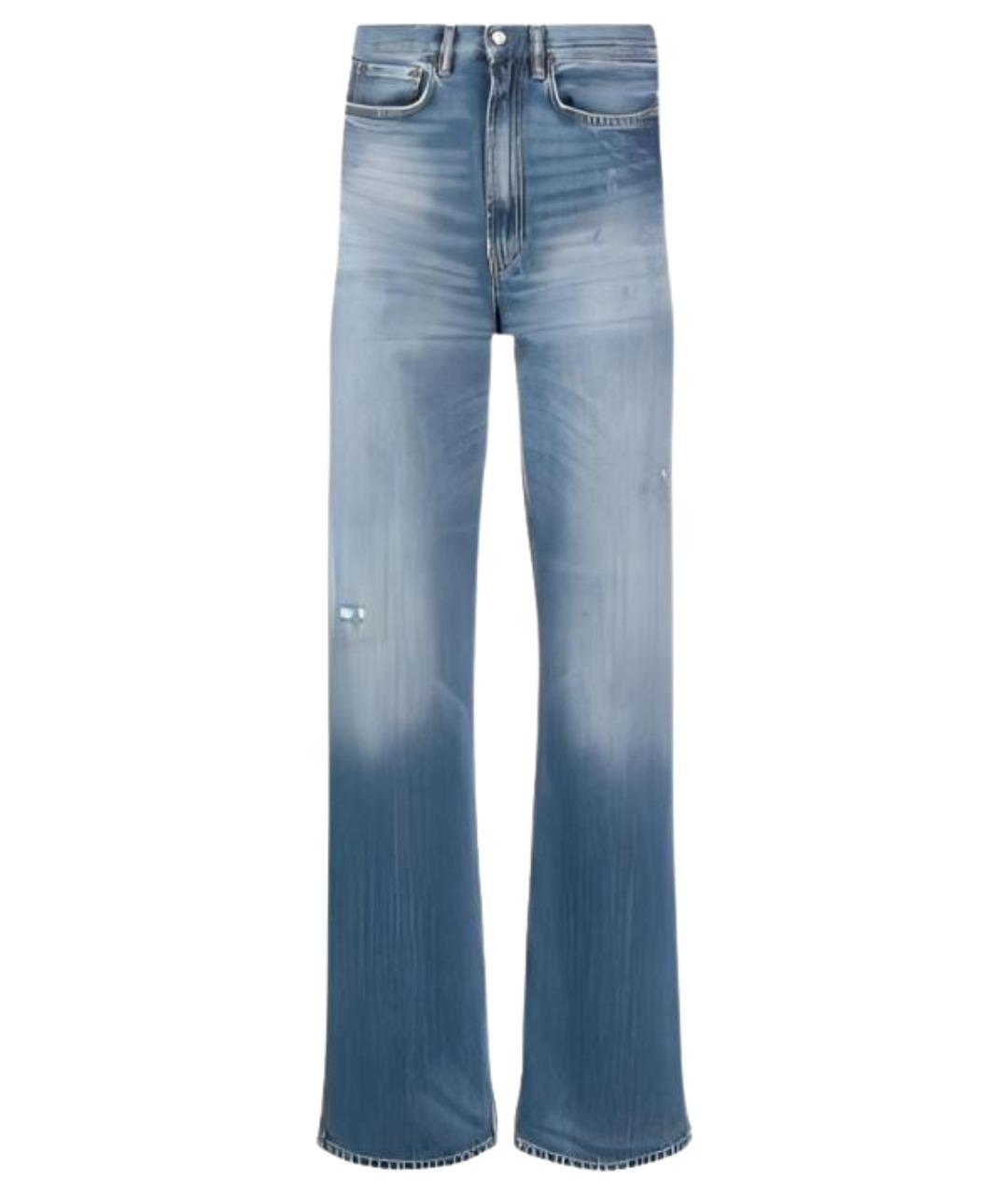 ACNE STUDIOS Синие прямые джинсы, фото 1