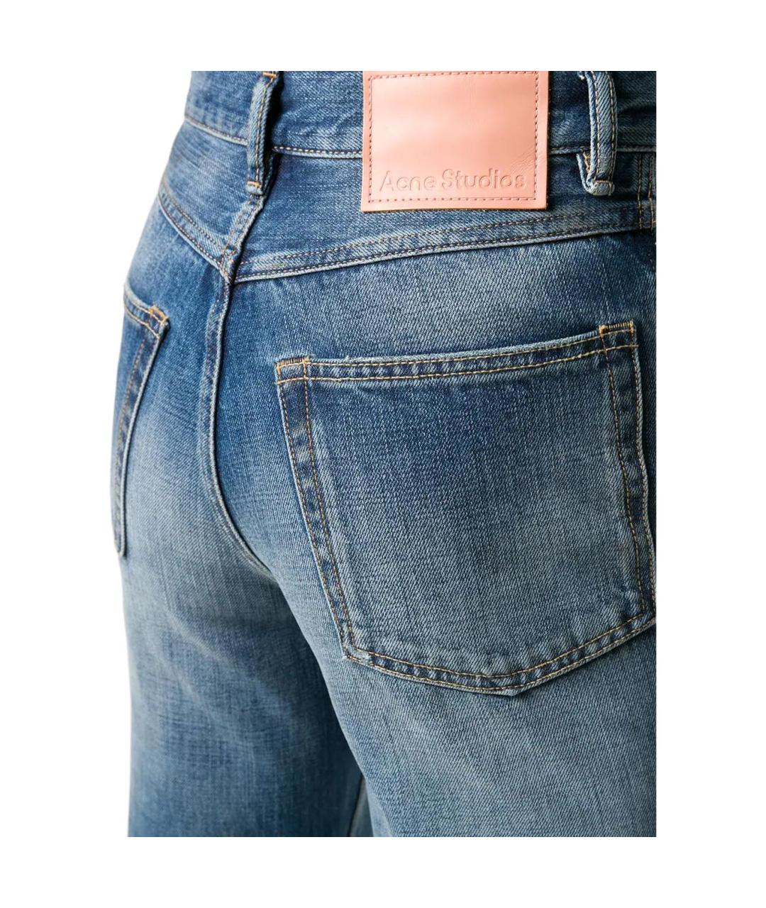 ACNE STUDIOS Синие прямые джинсы, фото 5