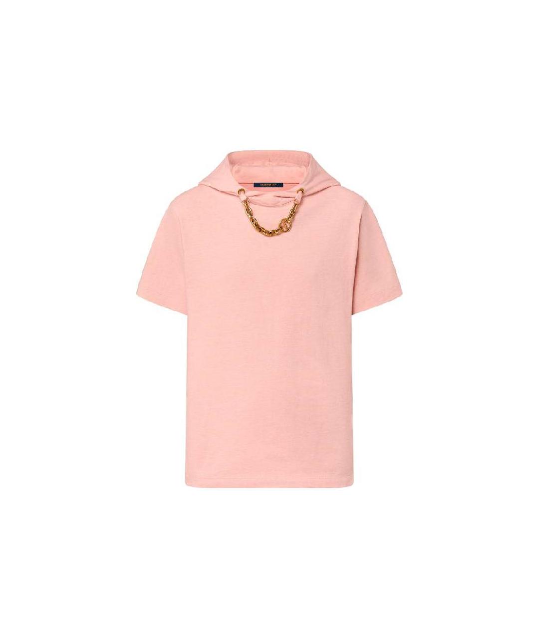 LOUIS VUITTON Розовая футболка, фото 6