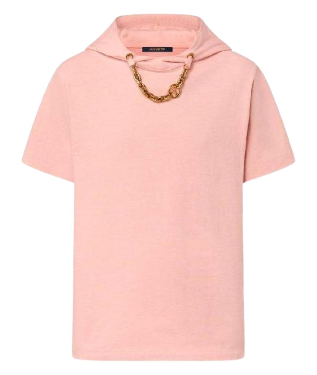 LOUIS VUITTON Розовая футболка, фото 1
